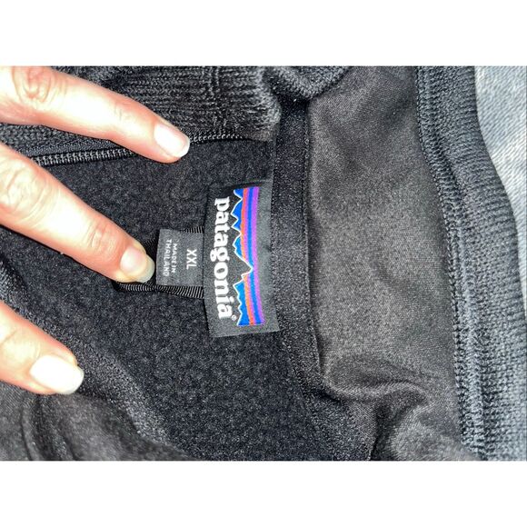 Patagonia Better Sweater Mens XXL Black 1/4 Zip Pullover Sweatshirt - Picture 2 of 4